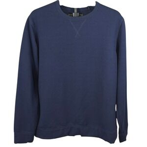 Jachs NY Mens Navy Blue Crewneck Pullover Sweatshirt Size M